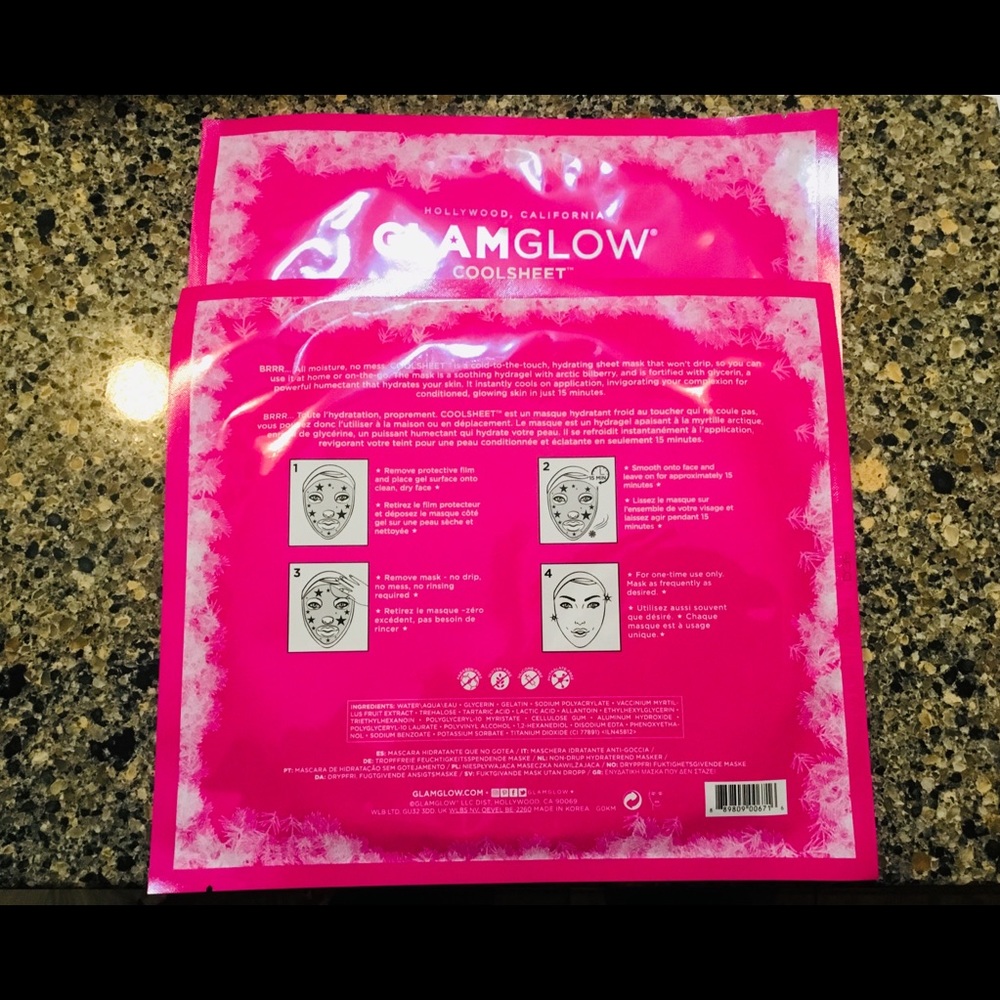 GlamGlow Glowsheet, Glowlace Eyeboost Face Masks - Picture 5 of 8